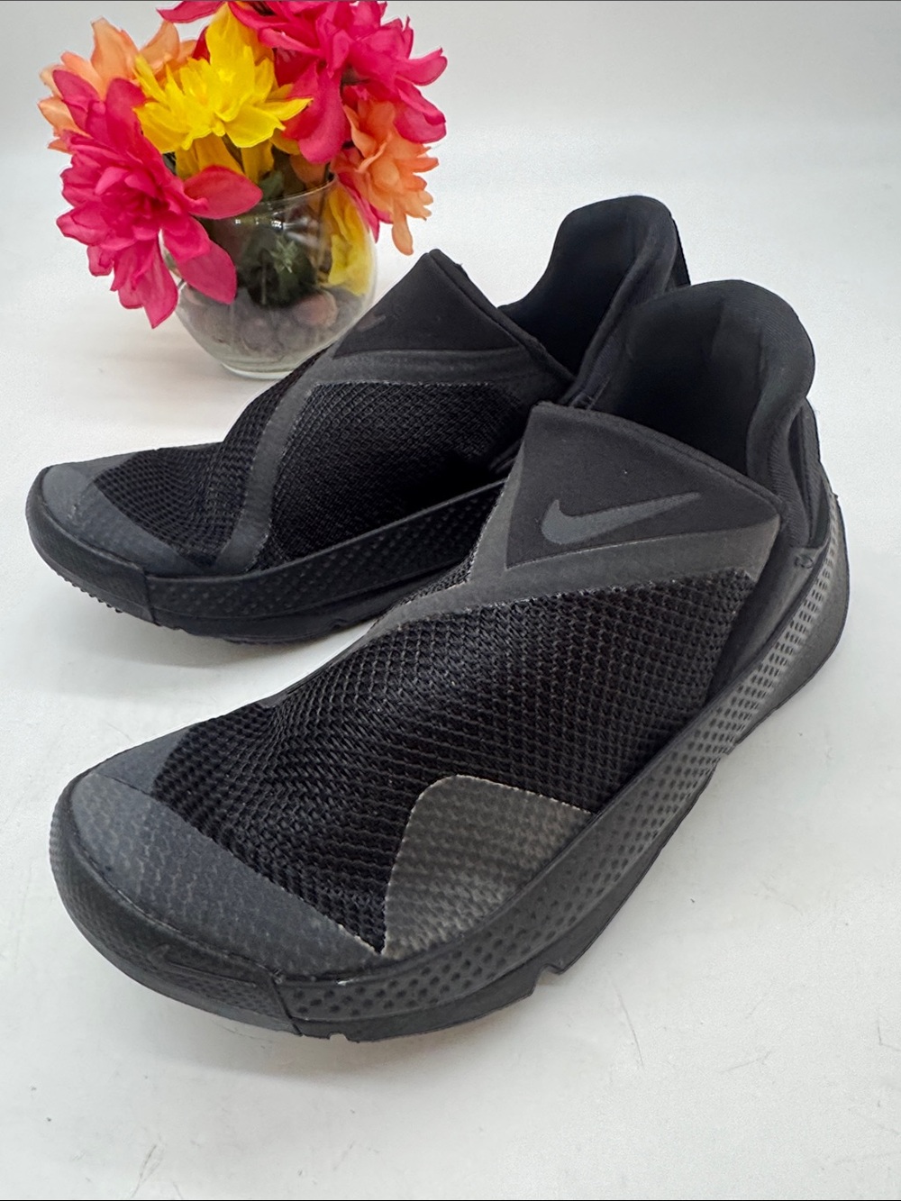 Nike Go FlyEase DR5540-006 Men’s Black Slip-On Athletic Sneakers Size 8.5